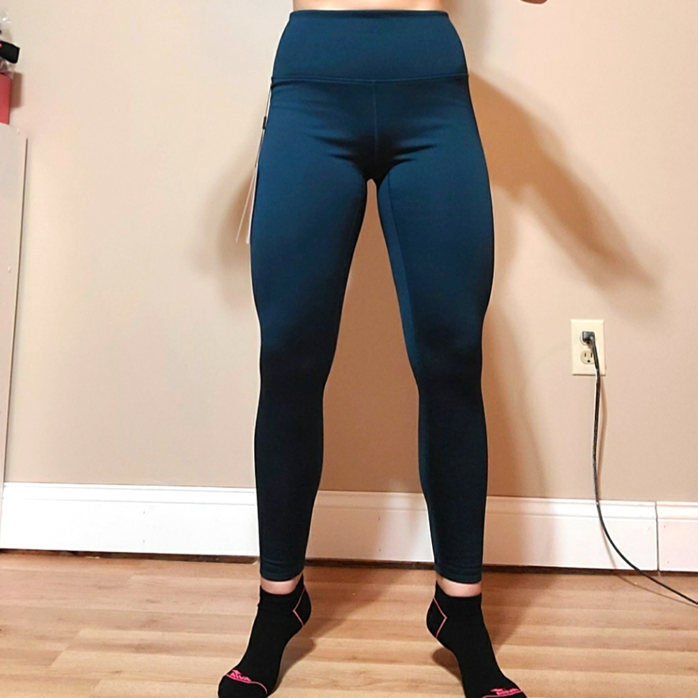 Spyder Active fleece lined teal legging